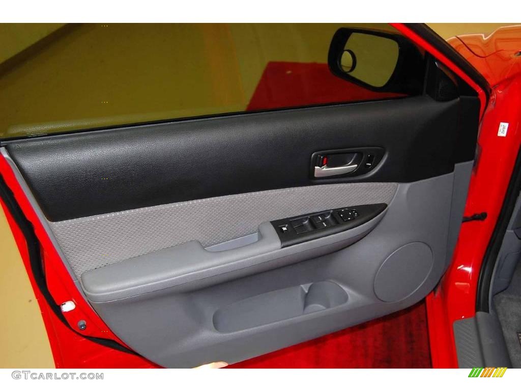 2007 MAZDA6 i Touring Hatchback - Volcanic Red / Gray photo #15
