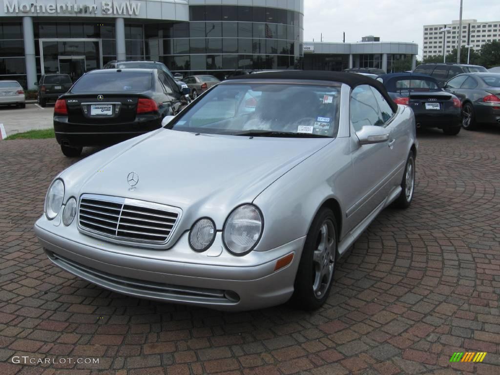 2003 Brilliant Silver Metallic MercedesBenz CLK 430 Cabriolet