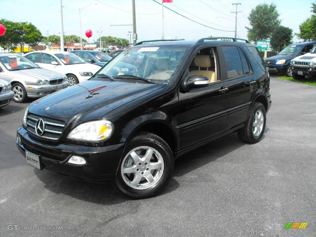 2003 ML 500 4Matic - Black / Java photo #1