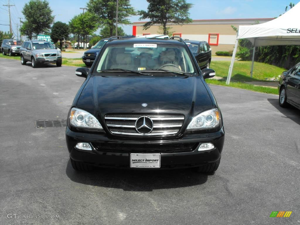 2003 ML 500 4Matic - Black / Java photo #3
