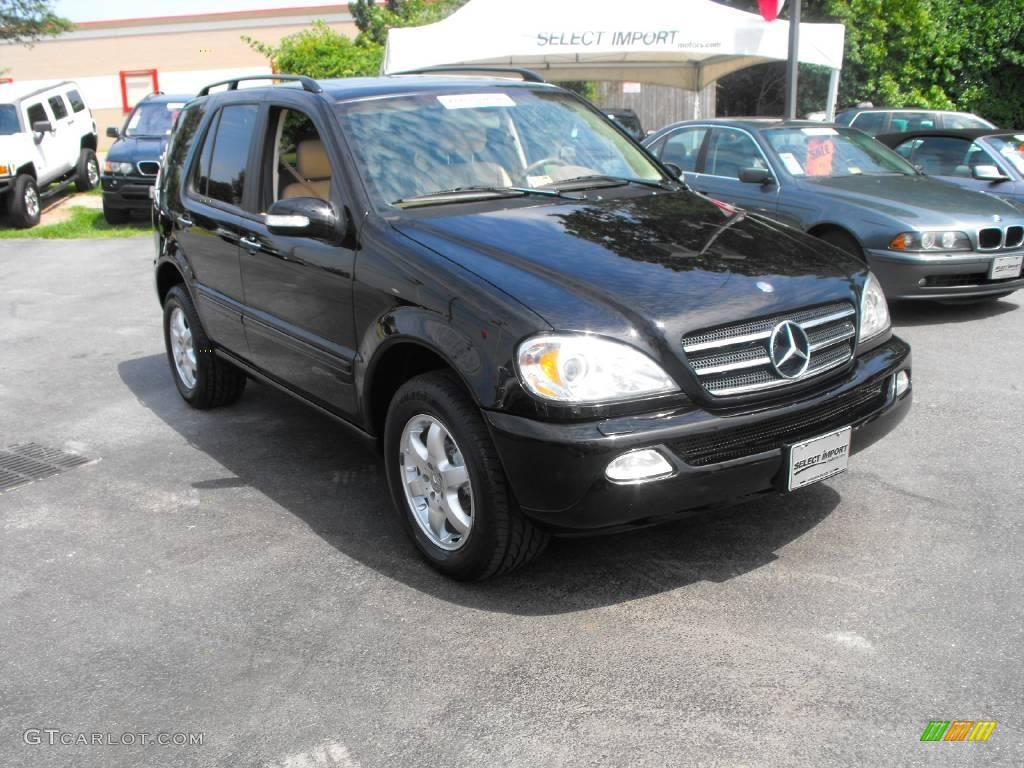 2003 ML 500 4Matic - Black / Java photo #4