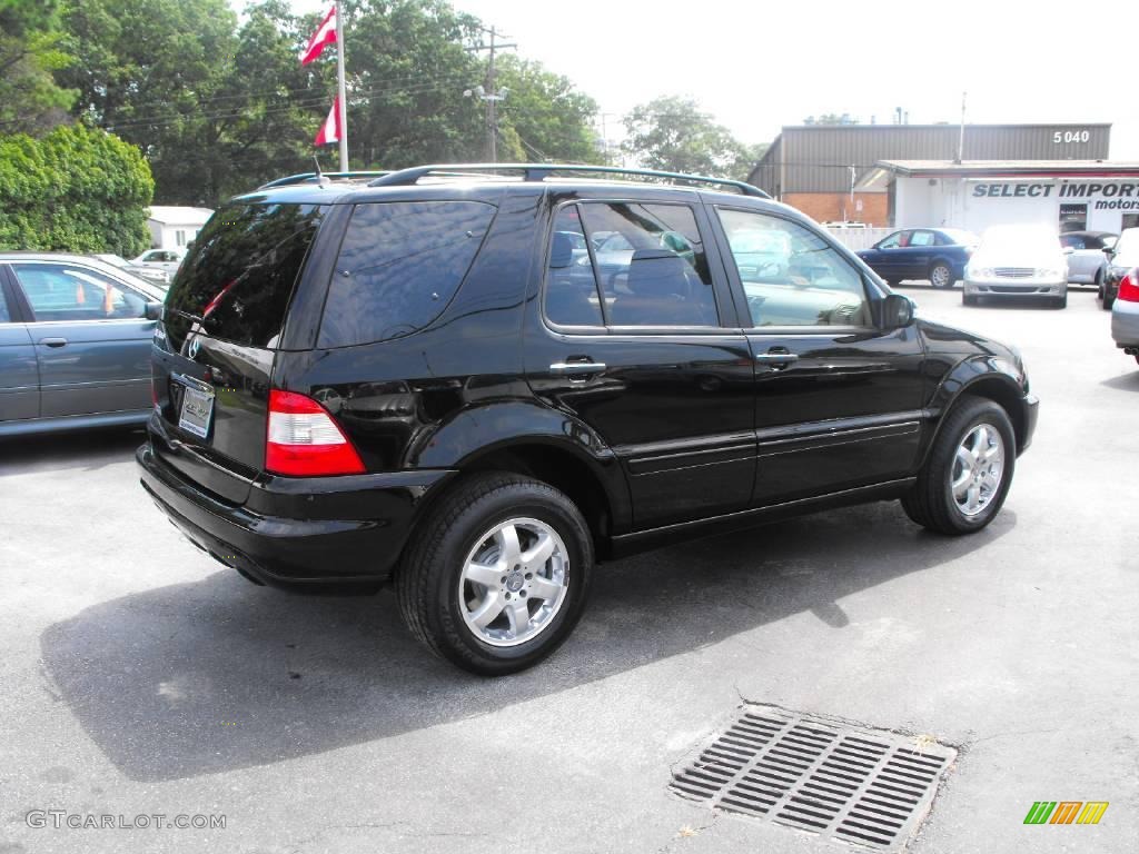 2003 ML 500 4Matic - Black / Java photo #6