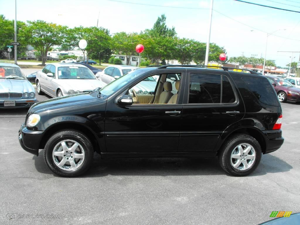 2003 ML 500 4Matic - Black / Java photo #10