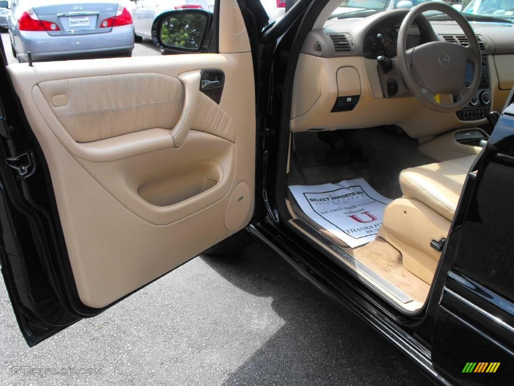 2003 ML 500 4Matic - Black / Java photo #13