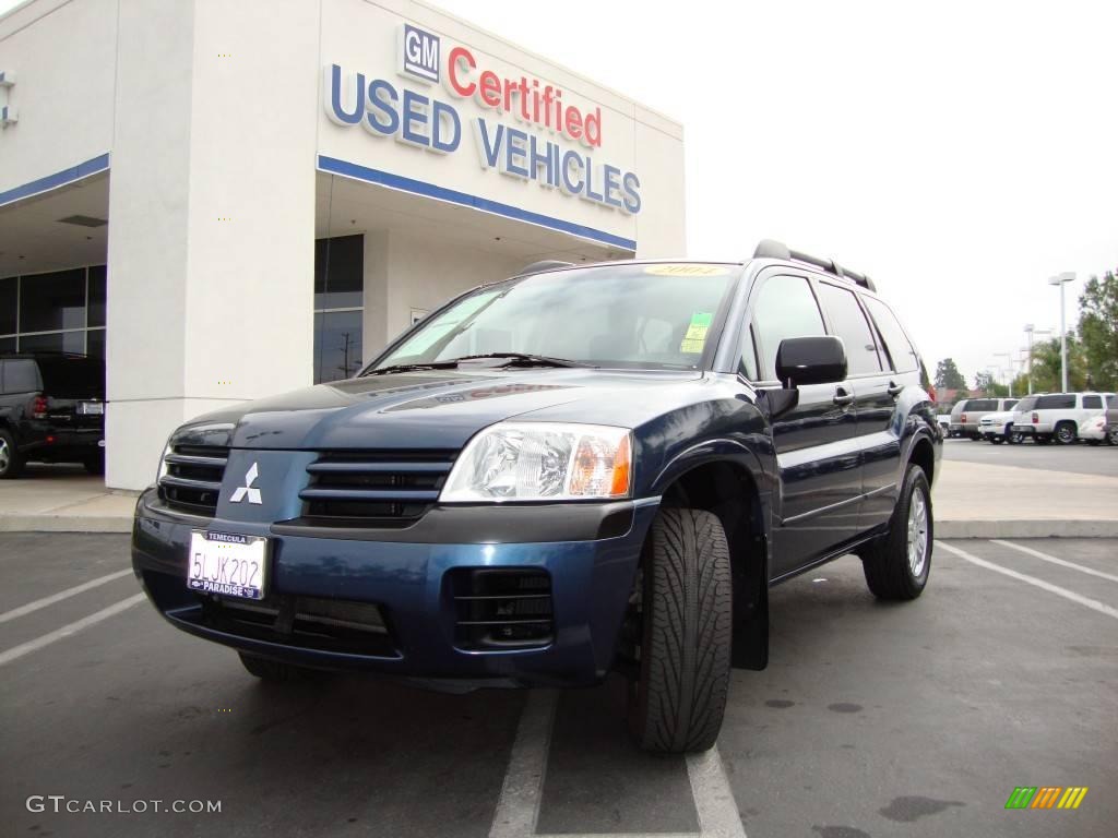 2004 Endeavor LS - Torched Steel Blue Pearl / Charcoal Gray photo #1