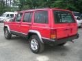 1995 Flame Red Jeep Cherokee Country 4x4  photo #5