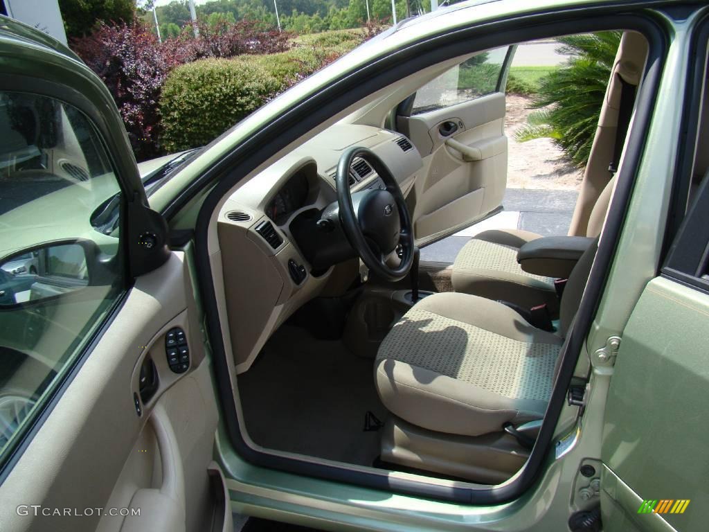 2007 Focus ZX4 SE Sedan - Kiwi Green Metallic / Dark Pebble/Light Pebble photo #10