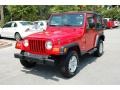 2006 Flame Red Jeep Wrangler X 4x4  photo #14