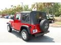 2006 Flame Red Jeep Wrangler X 4x4  photo #19