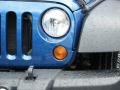 2009 Deep Water Blue Pearl Coat Jeep Wrangler X 4x4  photo #9