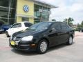 2006 Black Volkswagen Jetta Value Edition Sedan  photo #1