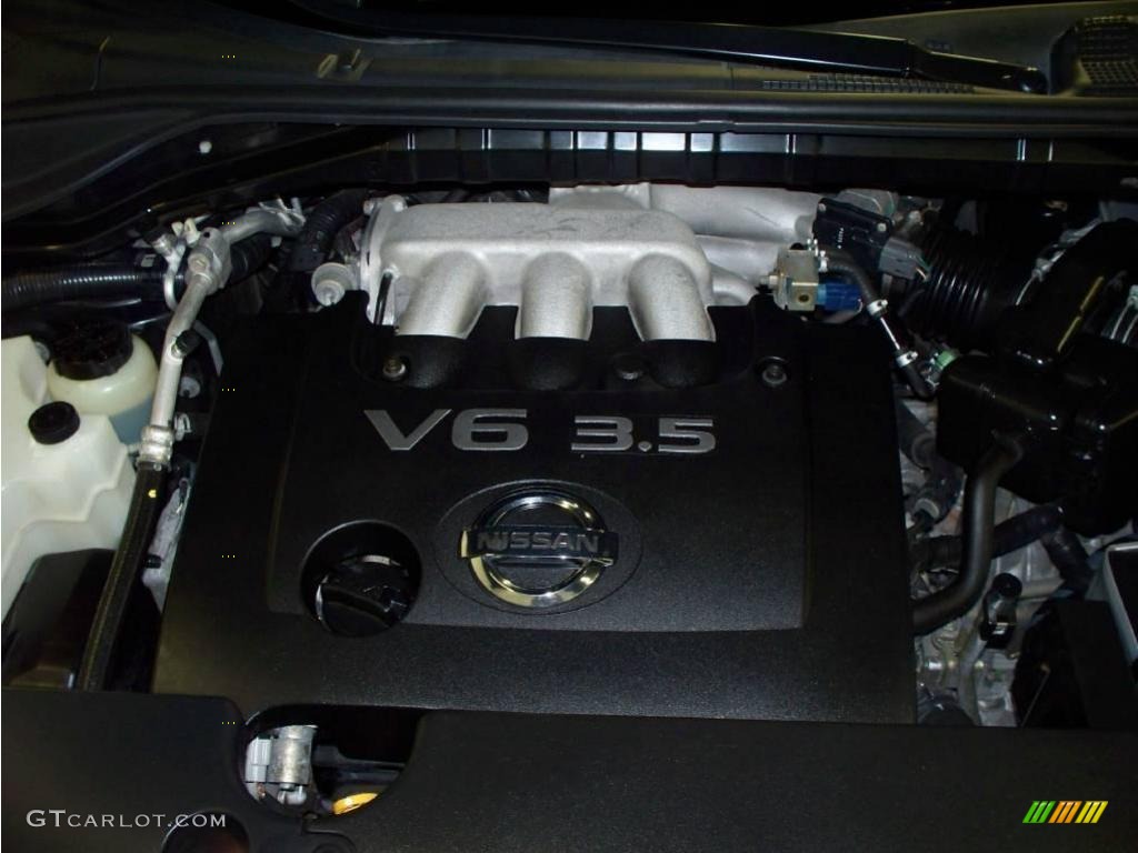 2005 Murano SE AWD - Super Black / Charcoal photo #8
