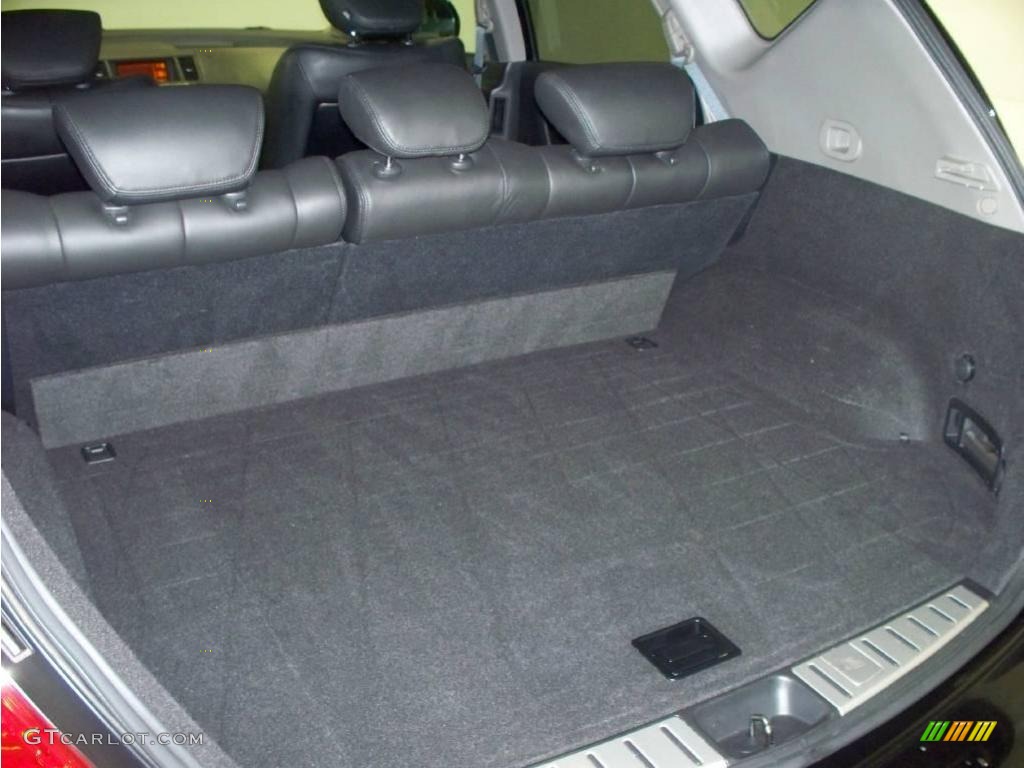 2005 Murano SE AWD - Super Black / Charcoal photo #12
