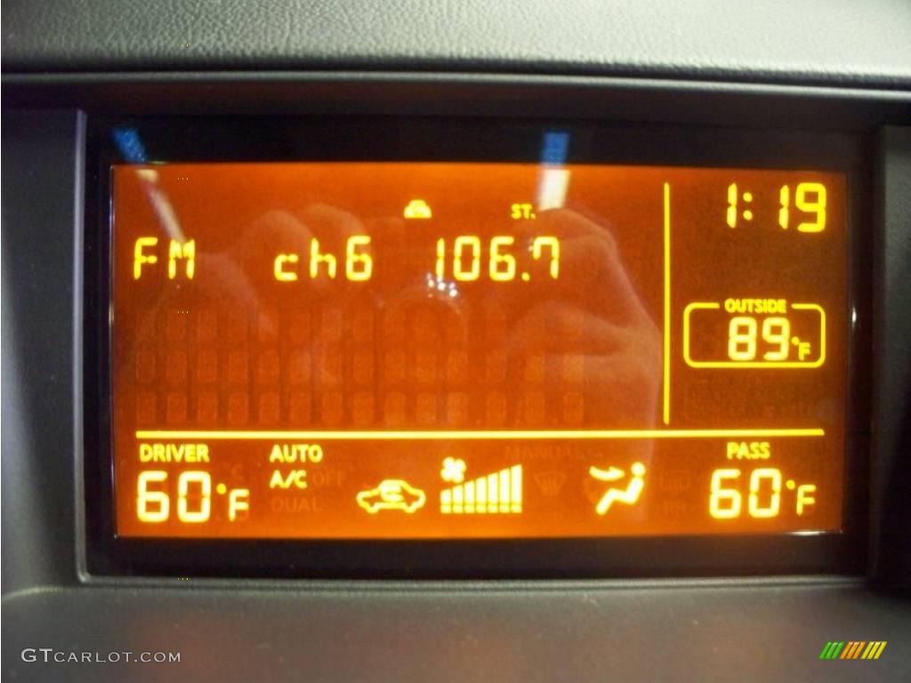 2005 Murano SE AWD - Super Black / Charcoal photo #17