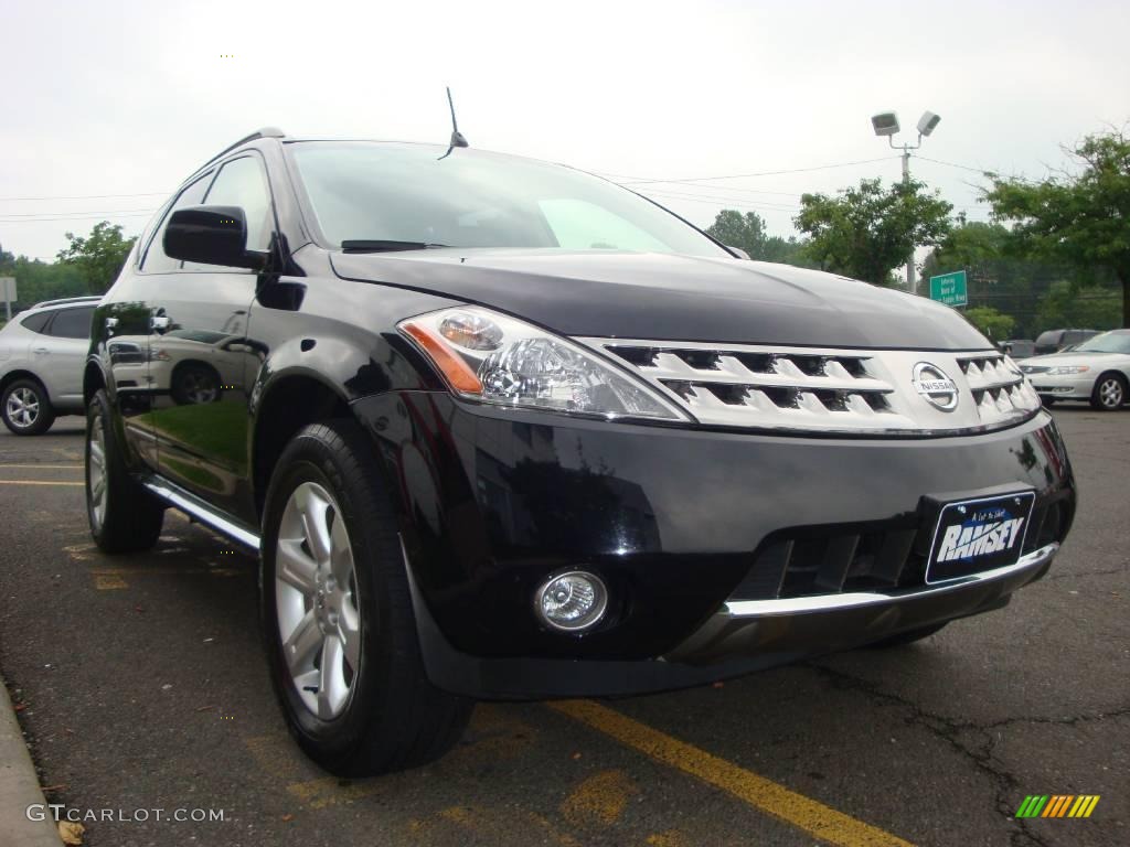 2006 Murano SL AWD - Super Black / Charcoal photo #15