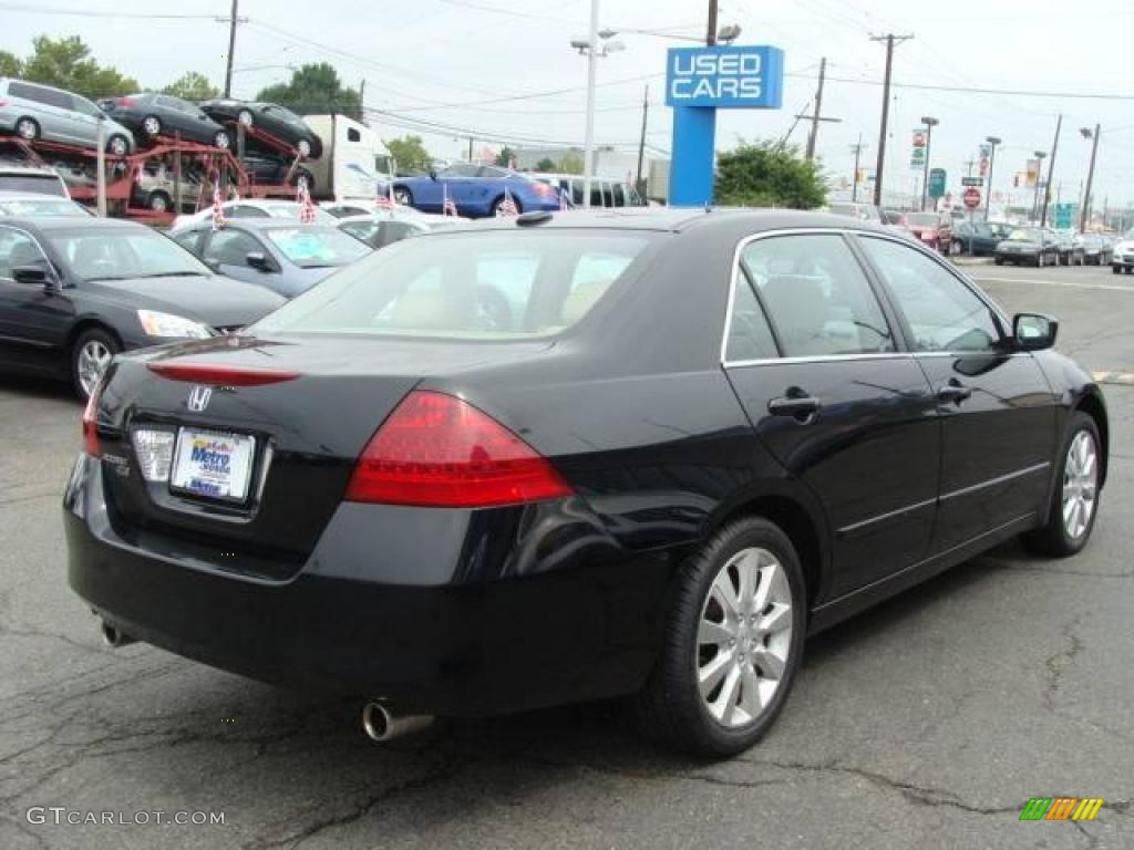2006 Accord EX-L V6 Sedan - Nighthawk Black Pearl / Ivory photo #4