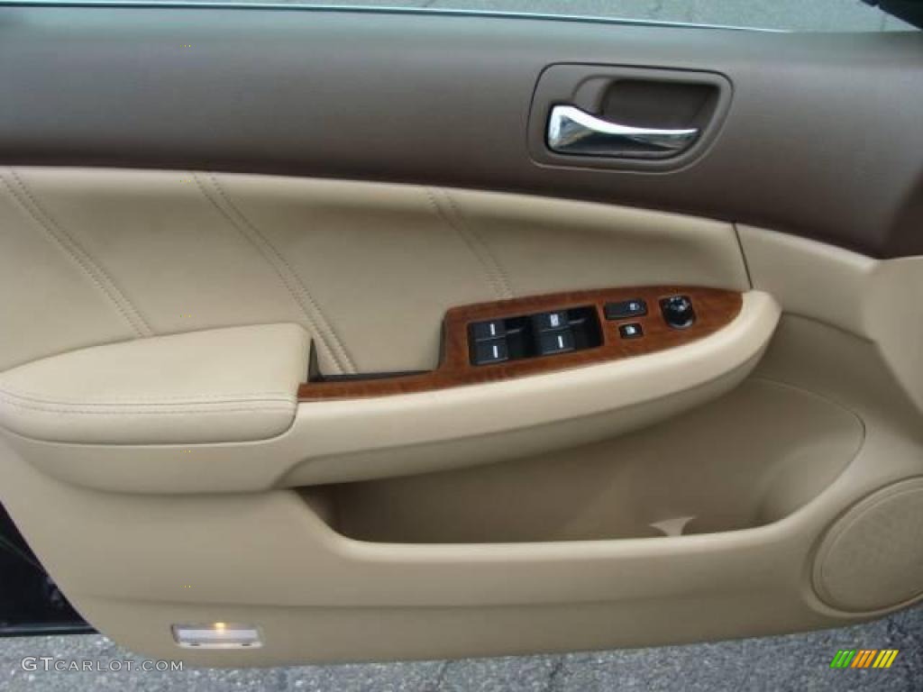 2006 Accord EX-L V6 Sedan - Nighthawk Black Pearl / Ivory photo #6