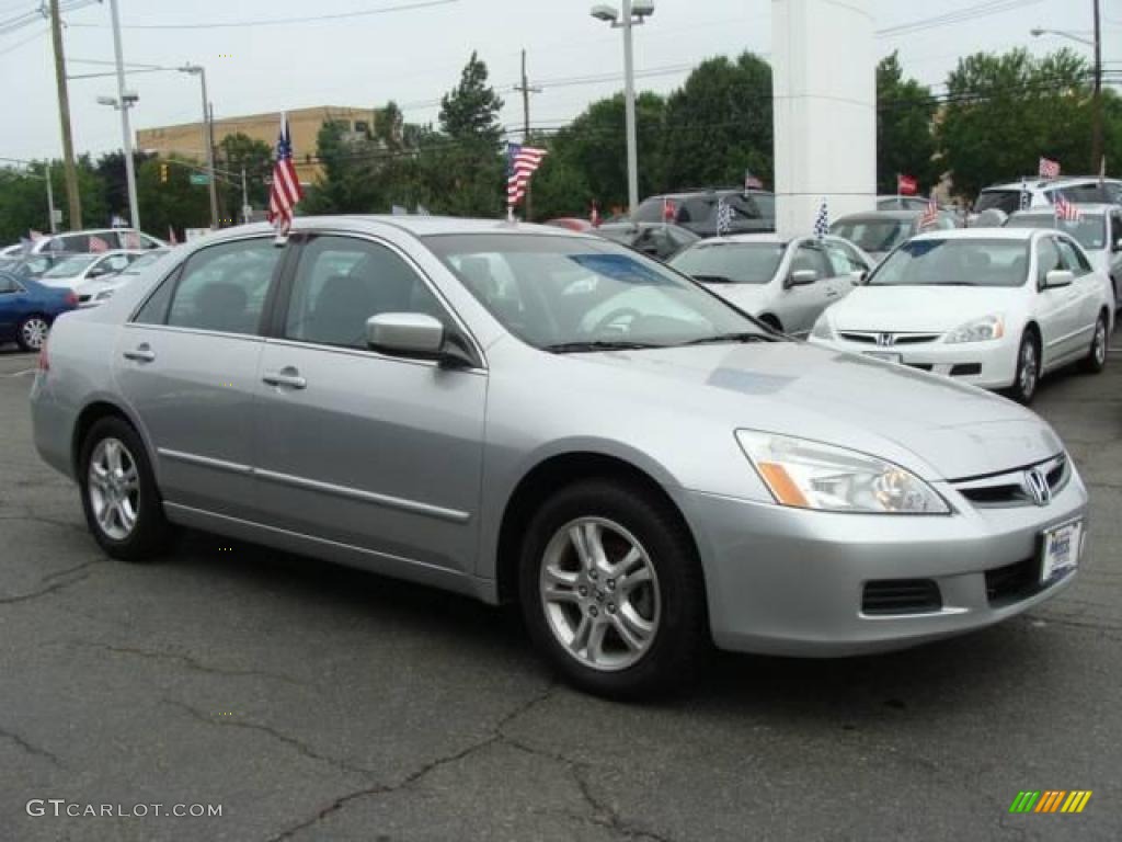 2006 Accord EX-L Sedan - Alabaster Silver Metallic / Black photo #3