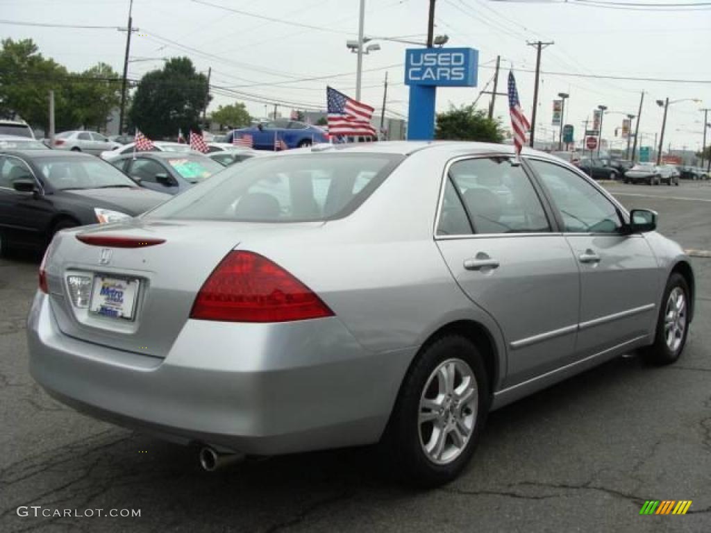 2006 Accord EX-L Sedan - Alabaster Silver Metallic / Black photo #4