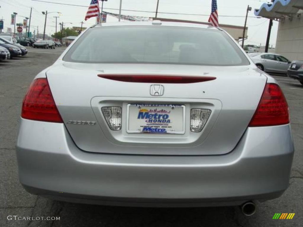2006 Accord EX-L Sedan - Alabaster Silver Metallic / Black photo #5
