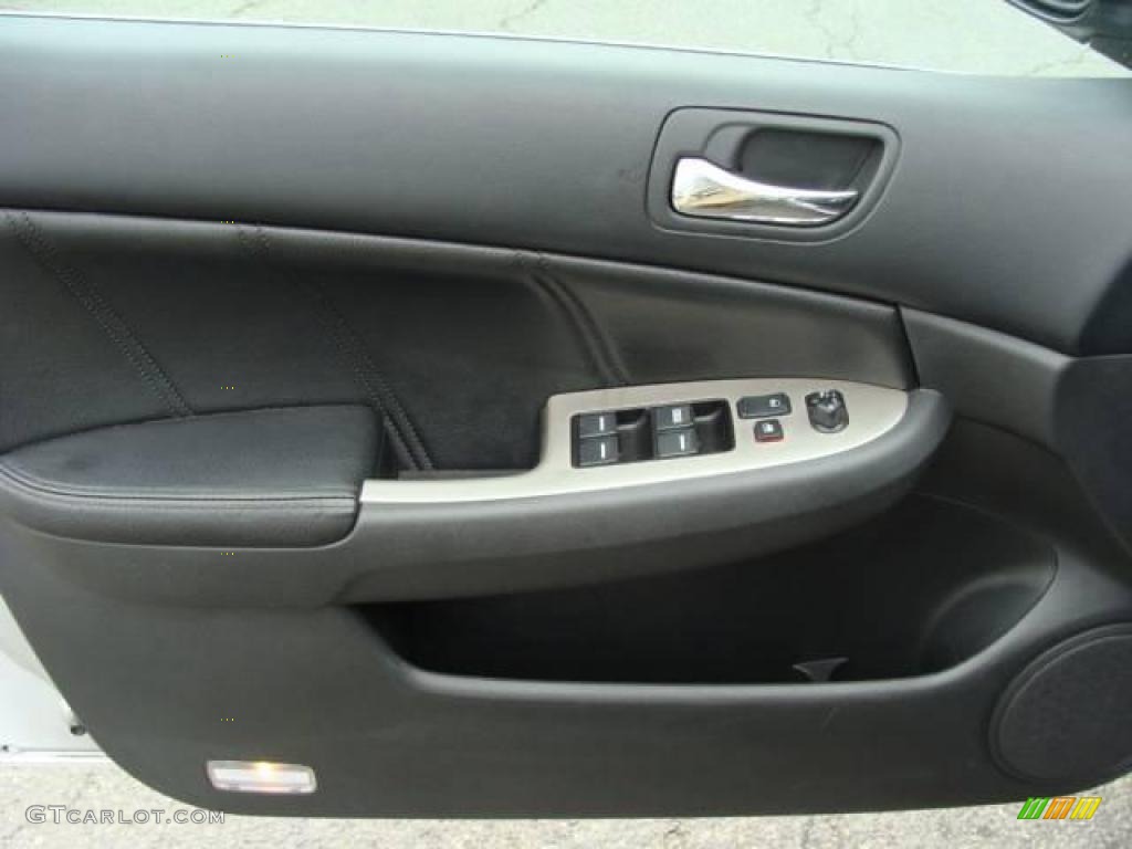 2006 Accord EX-L Sedan - Alabaster Silver Metallic / Black photo #6