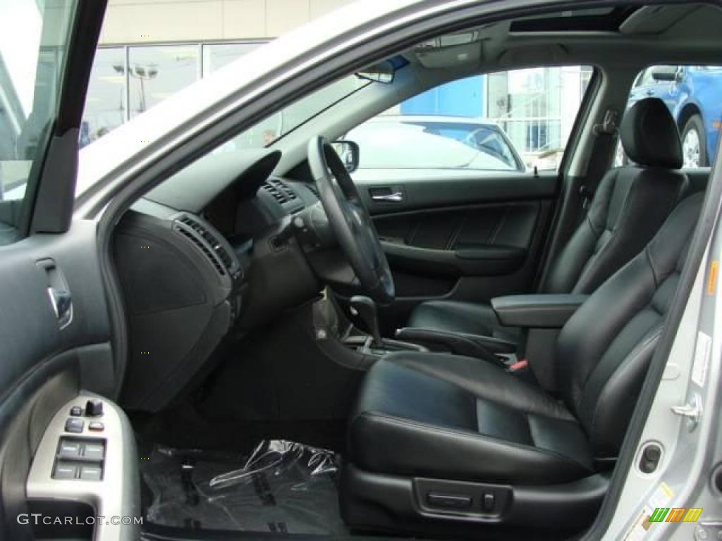 2006 Accord EX-L Sedan - Alabaster Silver Metallic / Black photo #7