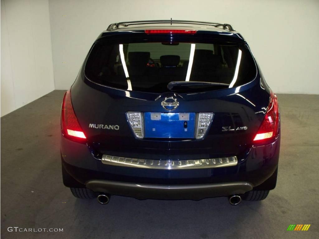 2006 Murano SL AWD - Midnight Blue Pearl / Charcoal photo #4