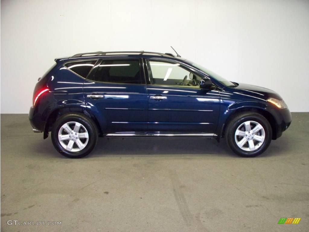 2006 Murano SL AWD - Midnight Blue Pearl / Charcoal photo #7