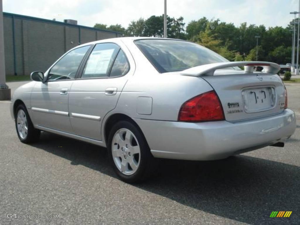 2006 Sentra 1.8 S Special Edition - Brilliant Aluminum Metallic / Charcoal photo #4