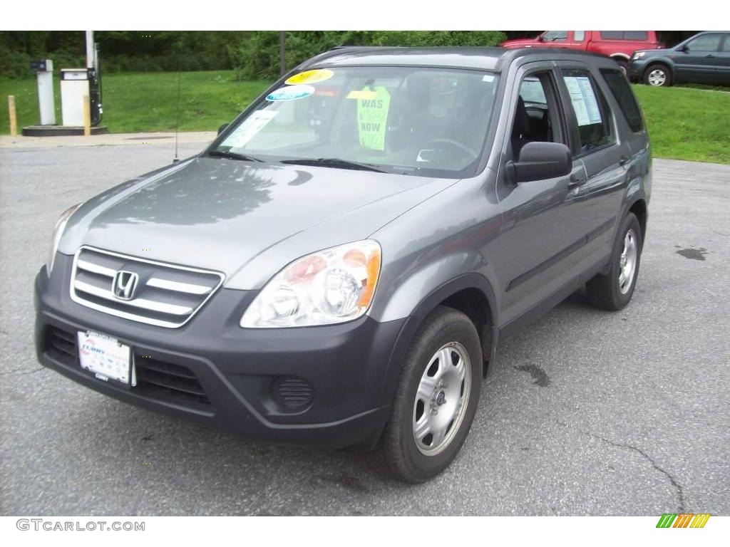 2006 CR-V LX 4WD - Pewter Pearl / Black photo #21