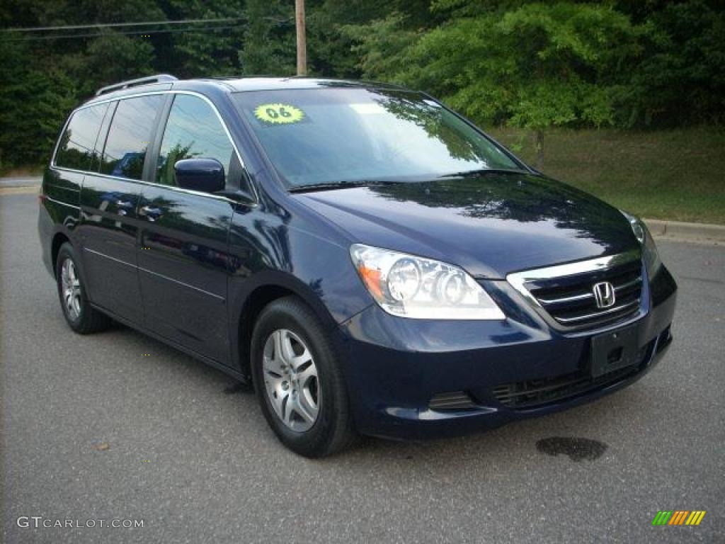 2006 Odyssey EX-L - Midnight Blue Pearl / Gray photo #1