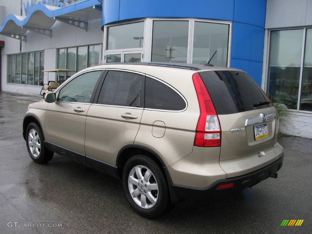 2007 CR-V EX-L 4WD - Borrego Beige Metallic / Ivory photo #4