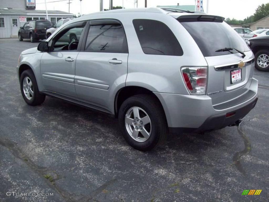2005 Equinox LT AWD - Galaxy Silver Metallic / Light Gray photo #4