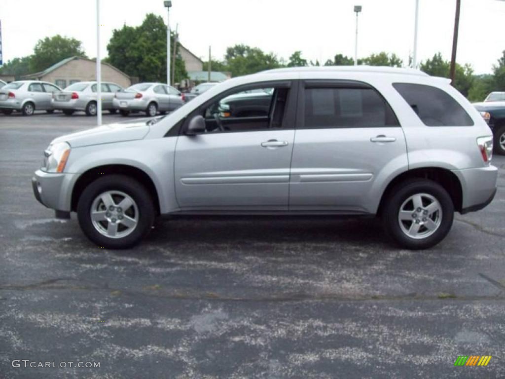 2005 Equinox LT AWD - Galaxy Silver Metallic / Light Gray photo #6