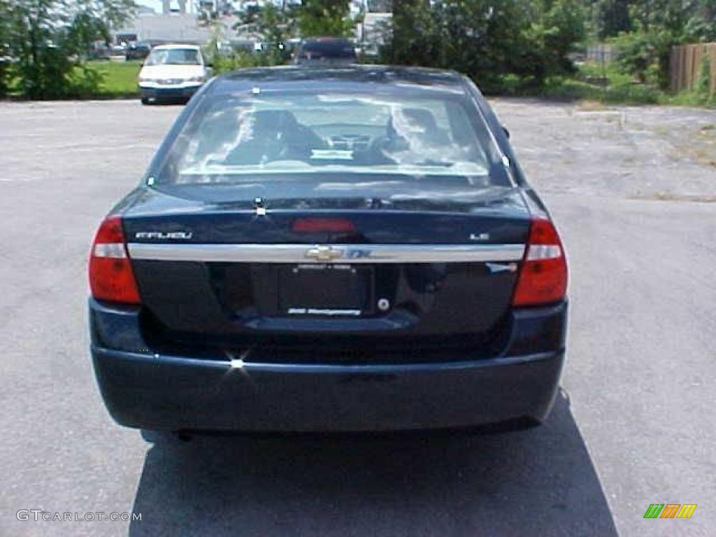 2007 Malibu LS Sedan - Dark Blue Metallic / Titanium Gray photo #8