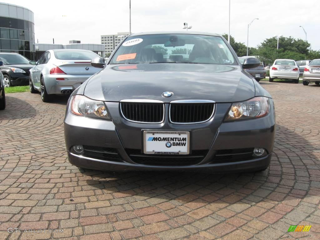 2008 3 Series 328i Sedan - Sparkling Graphite Metallic / Black photo #3