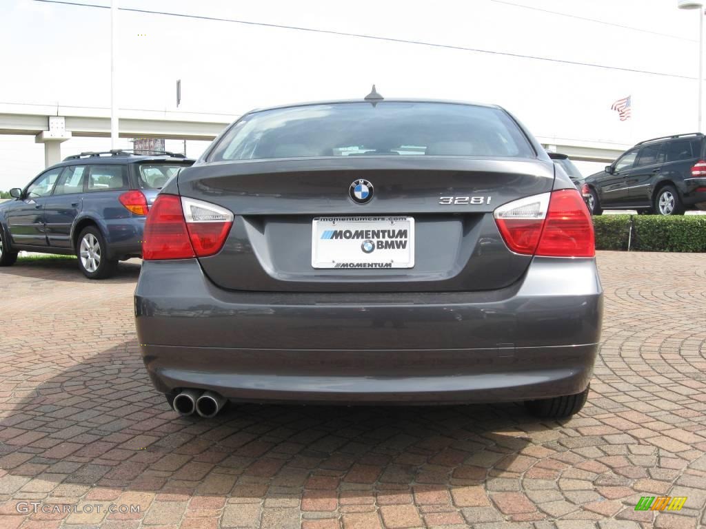 2008 3 Series 328i Sedan - Sparkling Graphite Metallic / Black photo #10