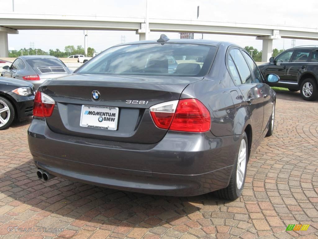 2008 3 Series 328i Sedan - Sparkling Graphite Metallic / Black photo #11