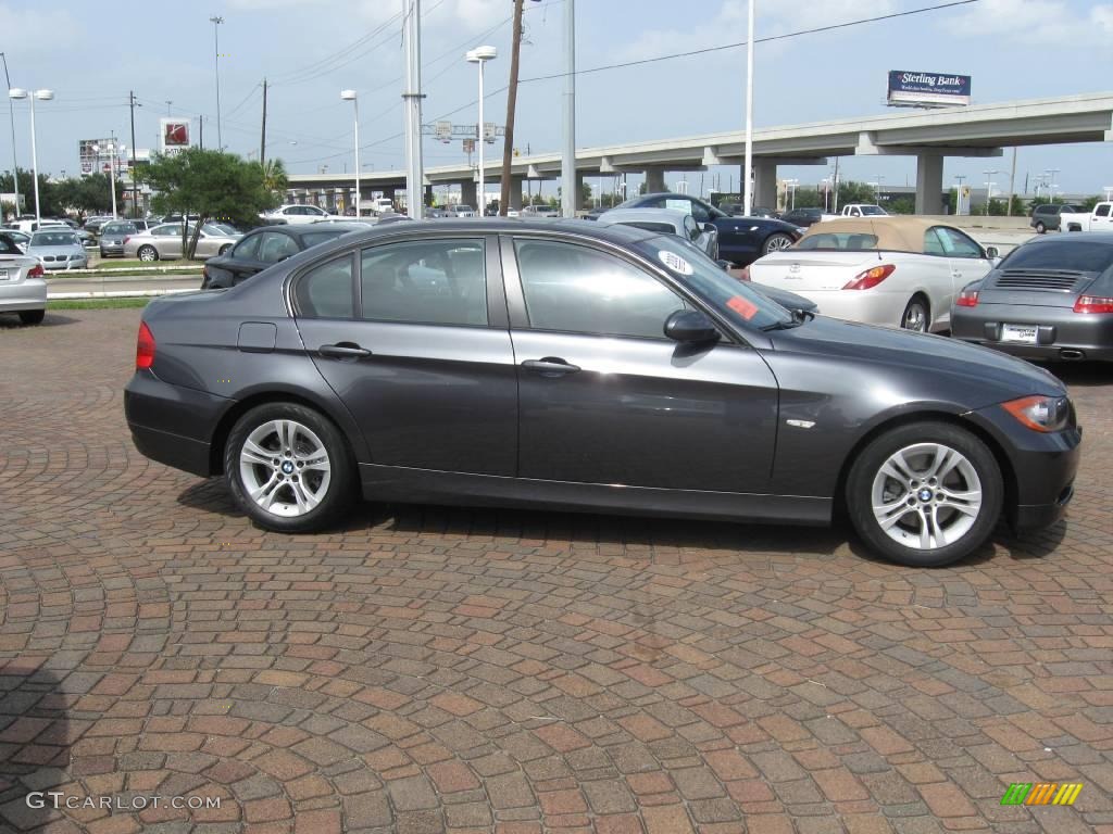 2008 3 Series 328i Sedan - Sparkling Graphite Metallic / Black photo #13