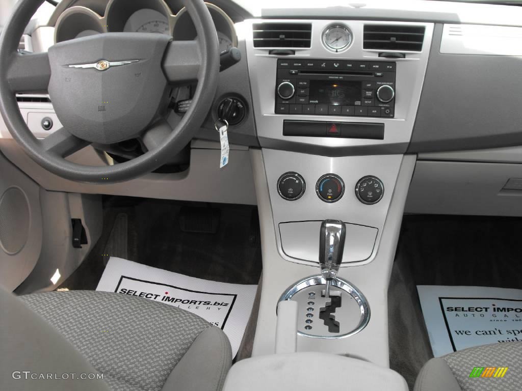2008 Sebring LX Sedan - Brilliant Black Crystal Pearl / Dark Slate Gray/Light Slate Gray photo #13