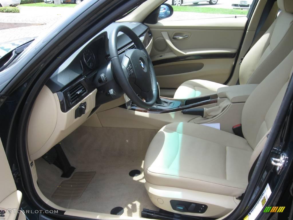 2008 3 Series 328i Sedan - Deep Green Metallic / Beige photo #22