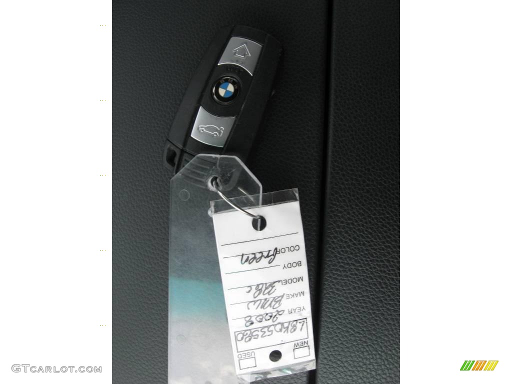 2008 3 Series 328i Sedan - Deep Green Metallic / Beige photo #32