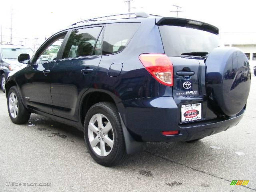 2007 RAV4 Limited 4WD - Nautical Blue Metallic / Taupe photo #5