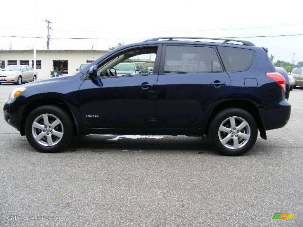 2007 RAV4 Limited 4WD - Nautical Blue Metallic / Taupe photo #6