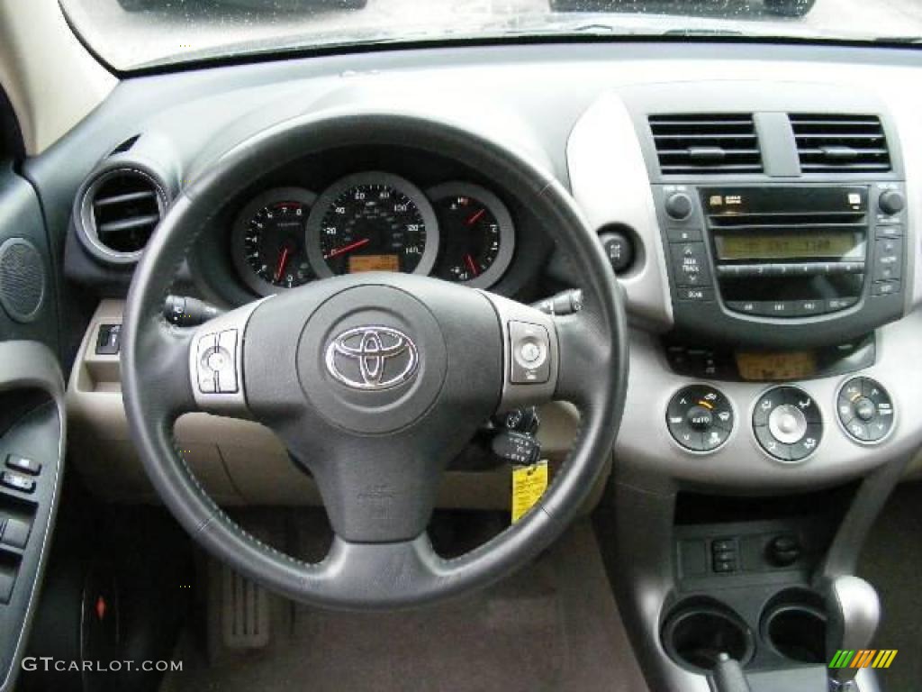 2007 RAV4 Limited 4WD - Nautical Blue Metallic / Taupe photo #14