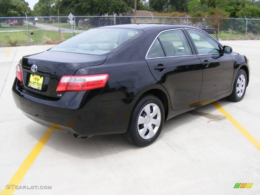 2007 Camry LE - Black / Ash photo #3