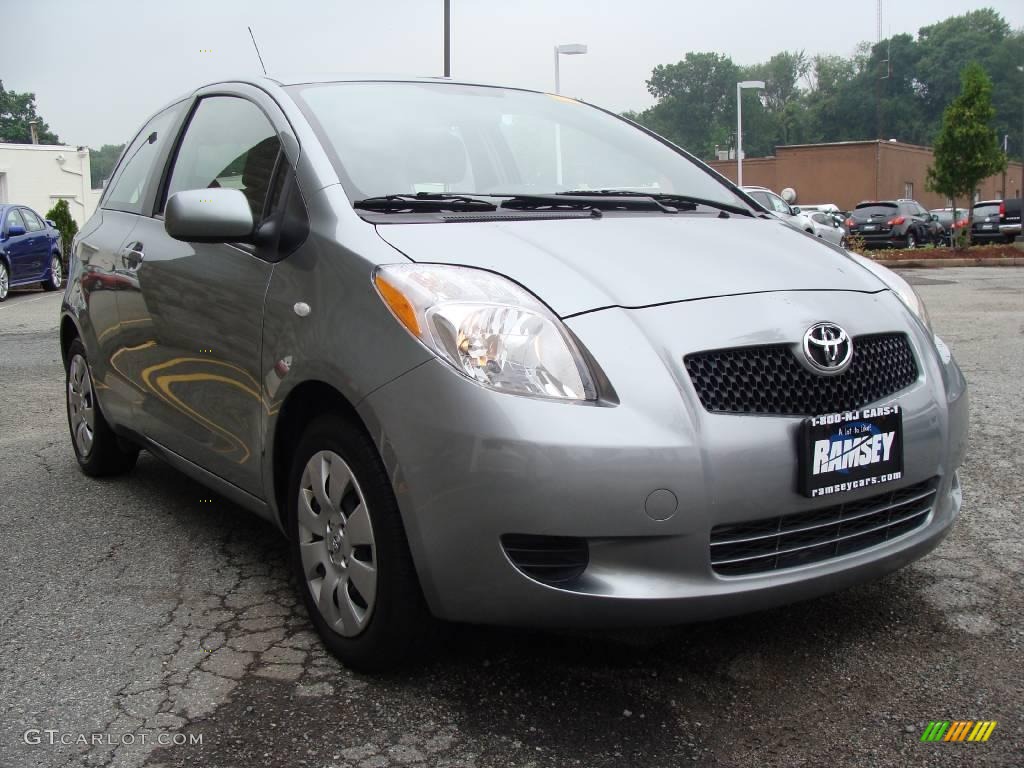 2007 Yaris 3 Door Liftback - Meteorite Metallic / Dark Charcoal photo #3