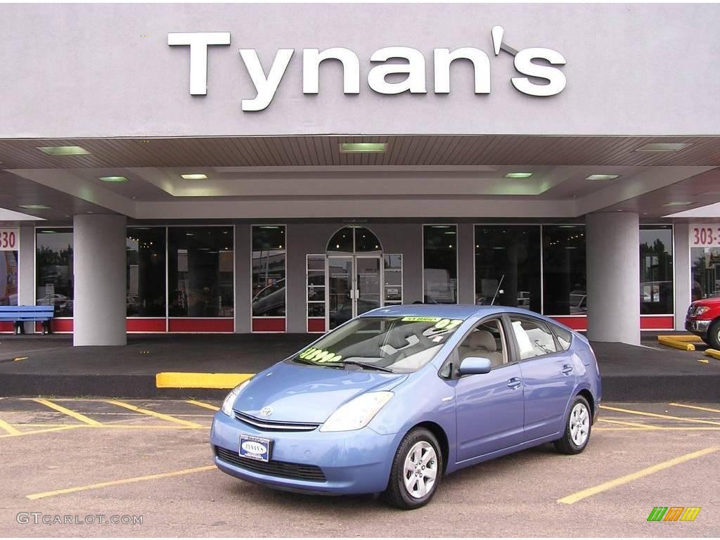 2007 Prius Hybrid - Seaside Blue Pearl / Bisque Beige photo #1