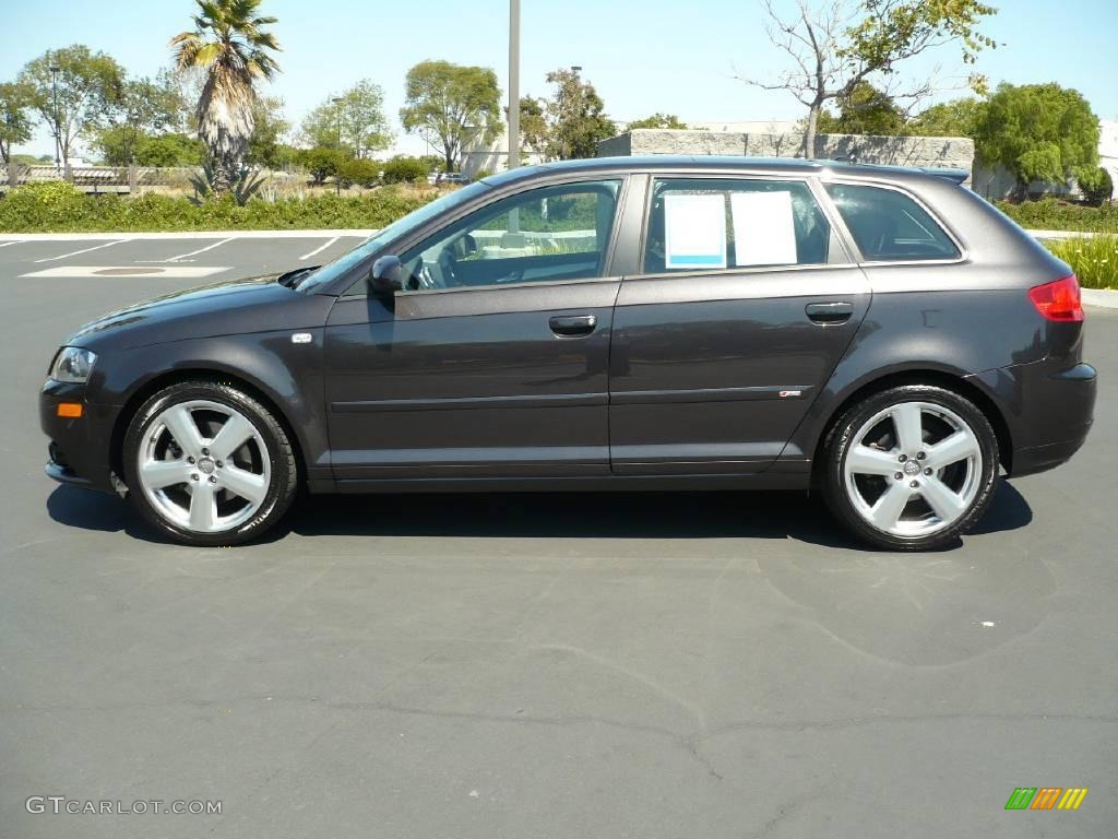 2008 A3 3.2 quattro - Lava Grey Pearl Effect / Black photo #3