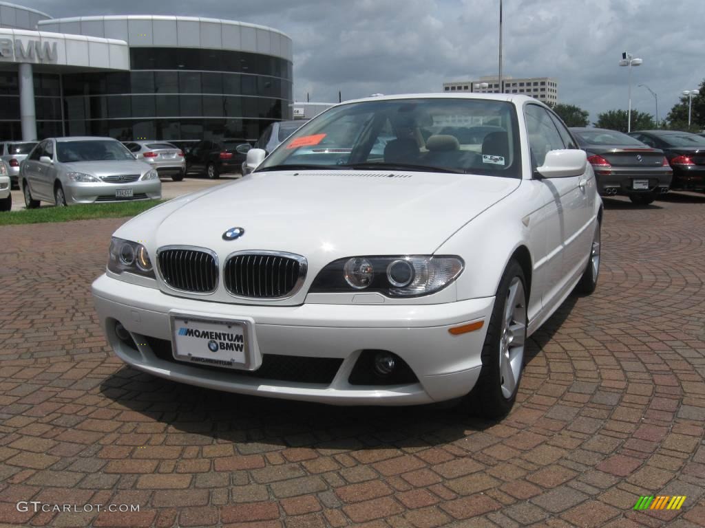 2006 3 Series 325i Coupe - Alpine White / Sand photo #4